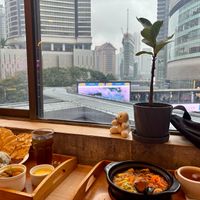 Nasi lemak and asam laksa at Minf Houze Vegan Cafe in Kuala Lumpur