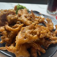 Fried Oisther mushrooms  at Minf Houze Vegan Cafe in Kuala Lumpur