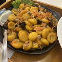 Pumpkin abacus beads  at Minf Houze Vegan Cafe in Kuala Lumpur