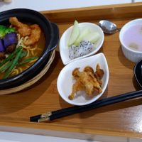 Curry Ramen Soup Set (Not On Menu) at Minf Houze Vegan Cafe in Kuala Lumpur