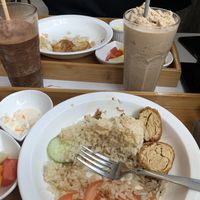 Oreo and mocha Frappe  at Minf Houze Vegan Cafe in Kuala Lumpur