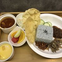 Nasi Lemak at Minf Houze Vegan Cafe in Kuala Lumpur