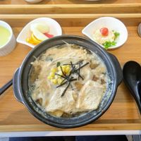 Udon soup set at Minf Houze Vegan Cafe in Kuala Lumpur