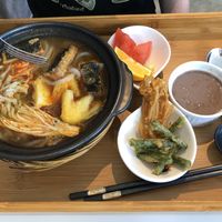 Asam laksa set meal  at Minf Houze Vegan Cafe in Kuala Lumpur