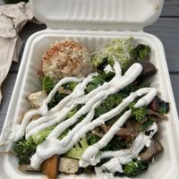 Humble bowl and added tofu   at Farm To Barn in Haleiwa