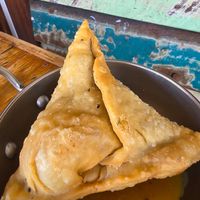 Samosa at The Cardamom Pod in Mullumbimby