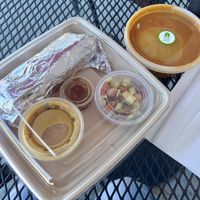You can get the meal with rice which makes it vegan    at Zareen's in Mountain View