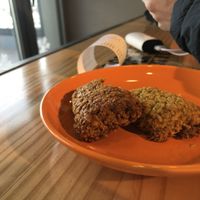 Oat biscuits at Super Size Coffee in Ulaanbaatar
