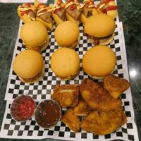 Vegan chicken sliders and hot dog at Gypsy - Marina Mall in Dubai