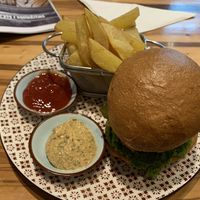 Fish burger  at Gypsy - Marina Mall in Dubai