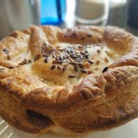 mushroom pie at Funky Pies in Bondi Beach