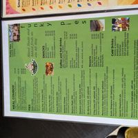Menu at Funky Pies in Bondi Beach