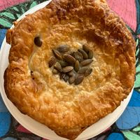 No Wurry Curry pie at Funky Pies in Bondi Beach