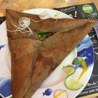 Galette maraîchère  at La Cigale Voyageuse in Granville