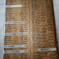 Menu drinks at Dive Bar in Gerokgak