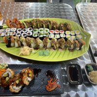 So maybe I went a bit overboard with my order...  at Power Sushi in Bad Vilbel