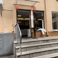 Outside view from seating area  at Power Sushi in Bad Vilbel