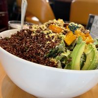 Extraordinary salad  at Real Food Daily in West Hollywood