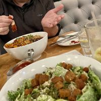 Cesar salad  at Real Food Daily in West Hollywood