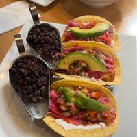 "Fish" tacos at Real Food Daily in West Hollywood