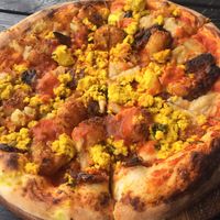 Breakfast Pizza  at Real Food Daily in West Hollywood