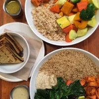 Basic Bowls w/ grilled tofu at Real Food Daily in West Hollywood