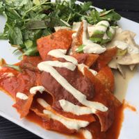 Breakfast nachos  at Real Food Daily in West Hollywood