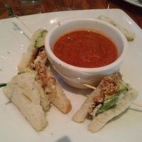 'little dippers' special - tomato soup and grilled cheese at Real Food Daily in West Hollywood