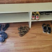 Place shoes here at OR2K in Kathmandu