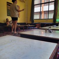 Inside at OR2K in Kathmandu