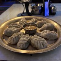 Momo  at OR2K in Kathmandu