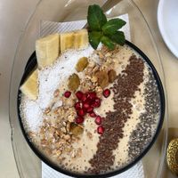 Smootie bowl at OR2K in Kathmandu