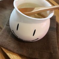 Organic soymilk and rice flour pudding at Orange County Cafe in Tondabayashi