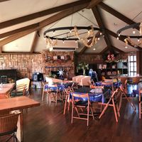 inside cafe at Orange County Cafe in Tondabayashi