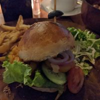 Manioc burger at Chill Cafe in Ella