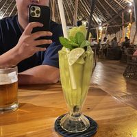 Iced mint tea w/passion fruit!  at Chill Cafe in Ella