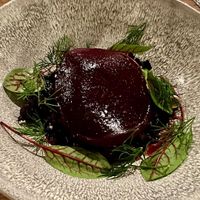 From December 2022 menu  at Nimb Gemyse in Copenhagen
