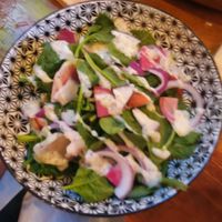 Strawberry salad at Mill St. Brew Pub & The Beer Hall in Toronto