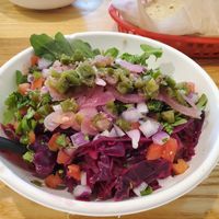 Vegan burrito bowl at Poppo's Taqueria in St Petersburg