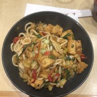 Tofu yakiudon at The Jitsu in Dunedin