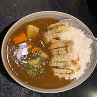 Vegan katsu curry (using Sunfed ‘chicken’) at The Jitsu in Dunedin