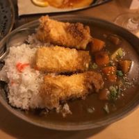 Vegan curry - tofu furai  at The Jitsu in Dunedin