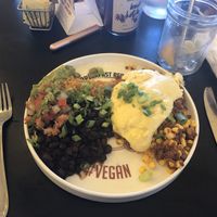 Breakfast burrito plate w/ Just Egg at Breakfast Republic in Irvine