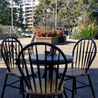 Outdoor seating at Alkalizer in Campbelltown