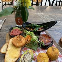 The Vegan Breakfast Board  at Alkalizer in Campbelltown