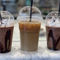 Frappetto & Cold brew coffee   at Caffe Spettacolo in St Moritz