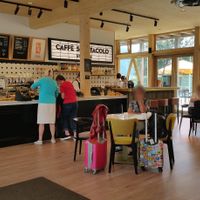 Interior at Caffe Spettacolo in St Moritz
