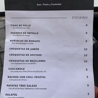 Menu 2 at Meraki in Oviedo