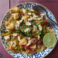 vegan pad thai at Meraki in Oviedo