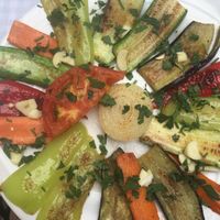 Grilled vegetables  at Antigoni in Berat